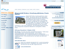 Tablet Screenshot of homoeopathie-stiftung.de